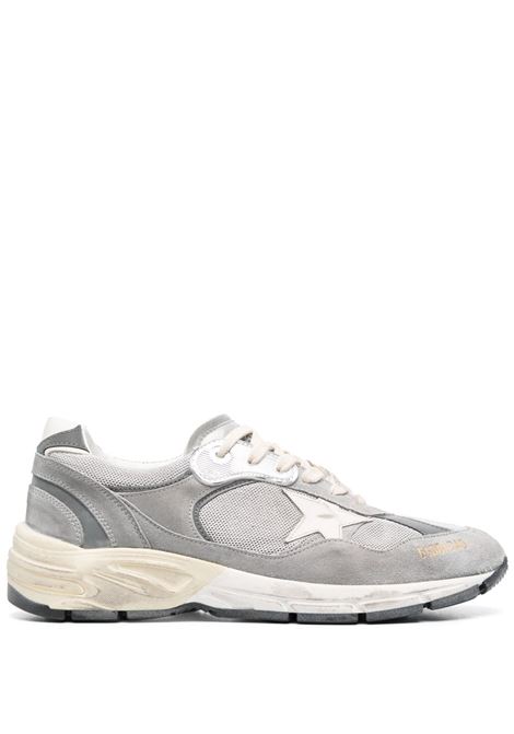 Sneakers basse Dad-Star in pelle di vitello grigio medio GOLDEN GOOSE | GMF00558-F00494460379